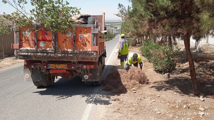 از رفت و روب جاده بی‌بی شهربانو ری تا پاکسازی نهر جاده قم