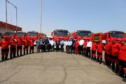 اعزام ۲۷ دستگاه آتش نشانی از چهار استان کشور به مهران