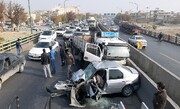 ۱۶ درصد فوتی ناشی از حوادث رانندگی تهران در بزرگراه آزادگان رخ می‌دهد