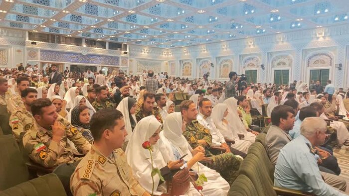 نخستین جشنواره کشوری زوج‌های جوان نیروی‌های مسلح در مشهد برگزار شد 