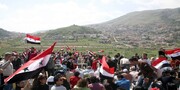 قوات الكيان الصهيوني تعتدي على المتظاهرين في الجولان السوري المحتل