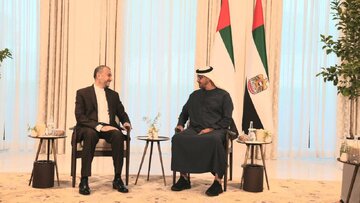 Le ministre iranien des AE rencontre le président des EAU