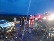 تصادف رانندگی در جاده ماکو به شوط ۲ کشته و پنج مصدوم بر جا گذاشت