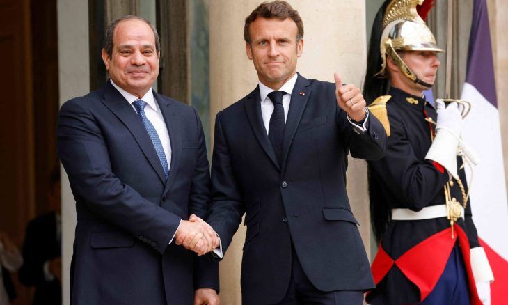روسای جمهور فرانسه و مصر درباره تحولات اوکراین و سودان گفت وگو کردند