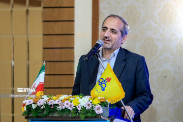 Official inauguration of a gas pipeline in northeast Iran