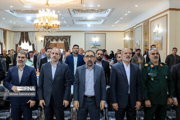 Official inauguration of a gas pipeline in northeast Iran