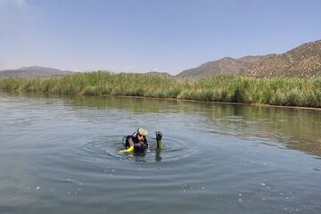 یک جوان در چشمه برم لردگان غرق شد