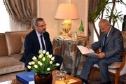 سفير سوريا في القاهرة يقدم أوراق اعتماده لأمين عام جامعة الدول العربية