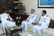 سفر هیات نظامی ایران به کراچی و بازدید از آکادمی نیروی دریایی پاکستان