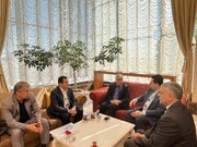 ایرانی وزیر کھیل باکو پہنچ گئے