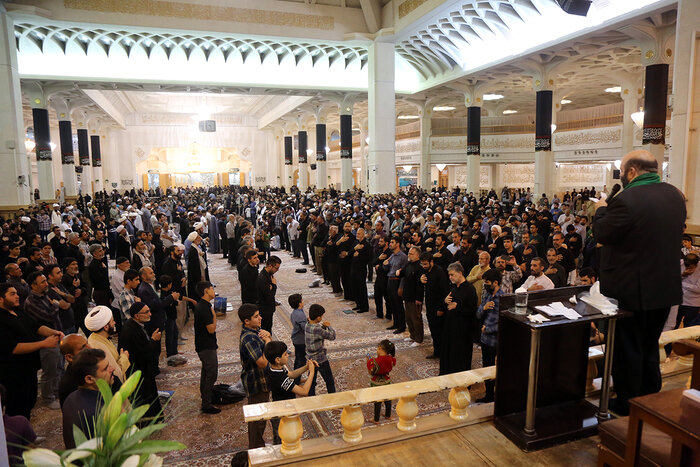 قم در سالروز شهادت امام محمد باقر (ع) غرق در عزا و ماتم است