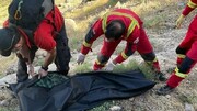 جسد مردی بعد از هشت ساعت در کوه‌های جیرفت پیدا شد