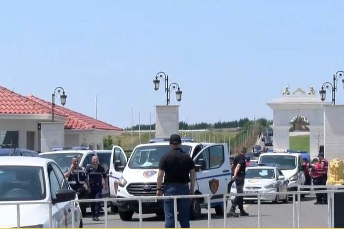پلیس آلبانی بار دیگر در اردوگاه گروهک تروریستی منافقین مستقر شد