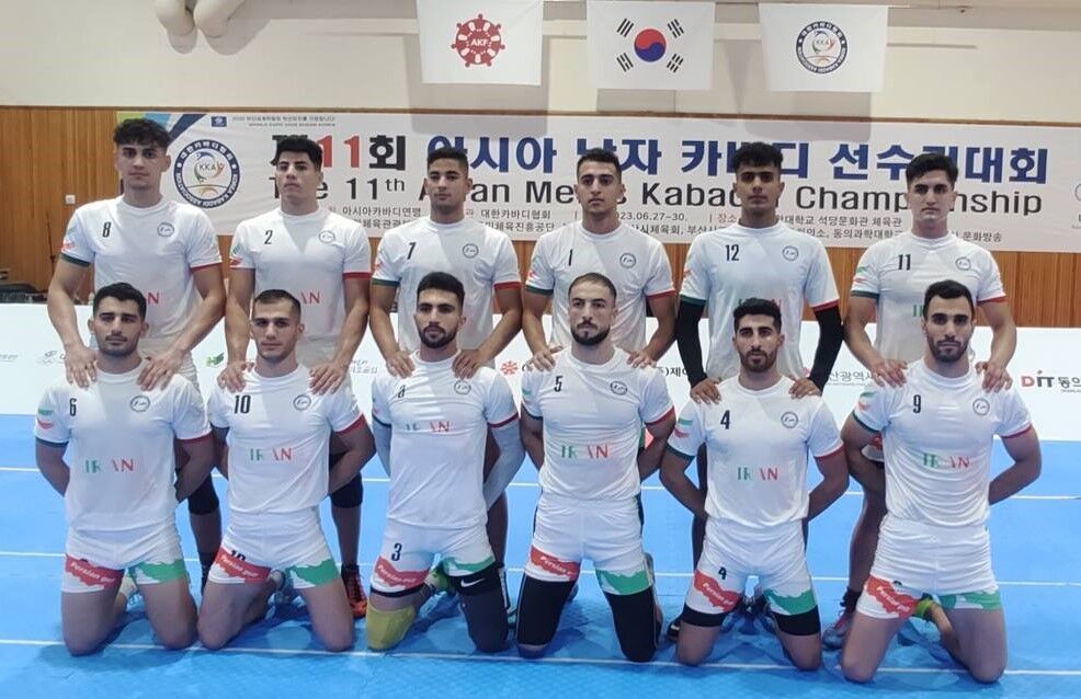 L'Iran termine deuxième du Championnat d'Asie de Kabaddi 2023