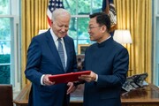 سفیر چین هنگام تسلیم استوارنامه، به بایدن چه گفت؟