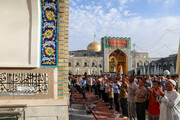 Eid al-Adha prayers in Imam Reza shrine in Mashhad