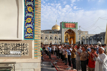 Eid al-Adha prayers in Imam Reza shrine in Mashad