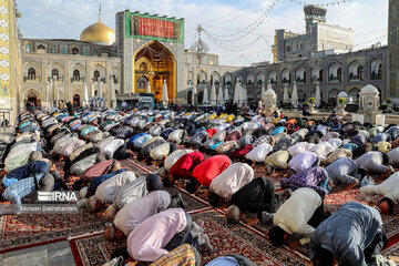 Eid al-Adha prayers in Imam Reza shrine in Mashad