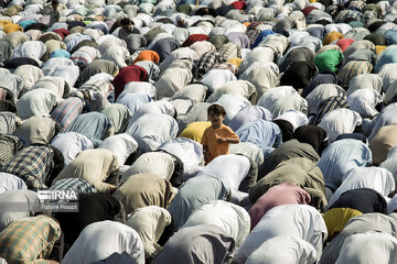 Eid al-Adha prayers in Bandar Torkaman Northern Iran