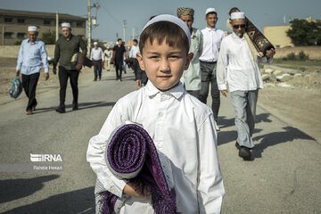 Eid al-Adha prayers in Bandar Torkaman Northern Iran