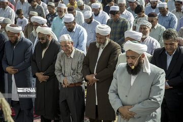 Eid al-Adha prayers in Bandar Torkaman Northern Iran