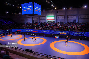 Iran juniors freestyle wrestling competitions