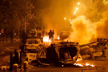 ۱۵۷ نفر در ششمین شب ناآرام فرانسه بازداشت شدند