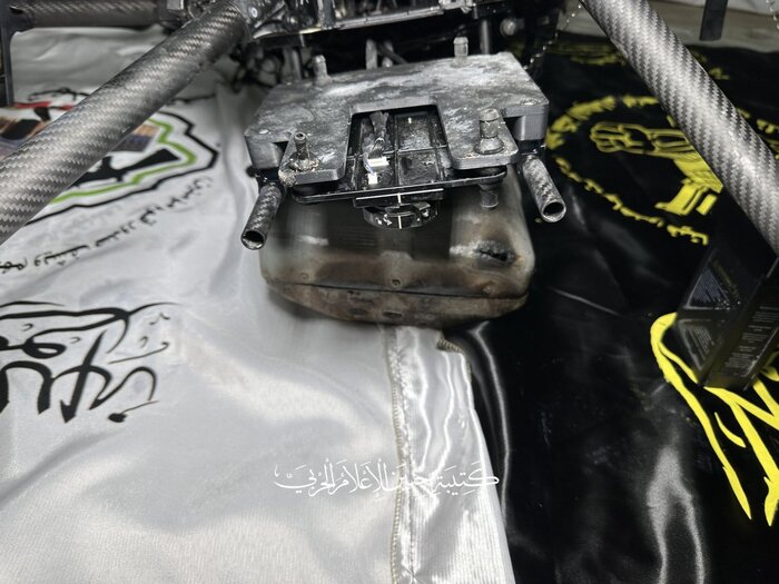 مقاومت فلسطین تصاویر ریز پرنده سرنگون شده اسرائیل را منتشر کرد