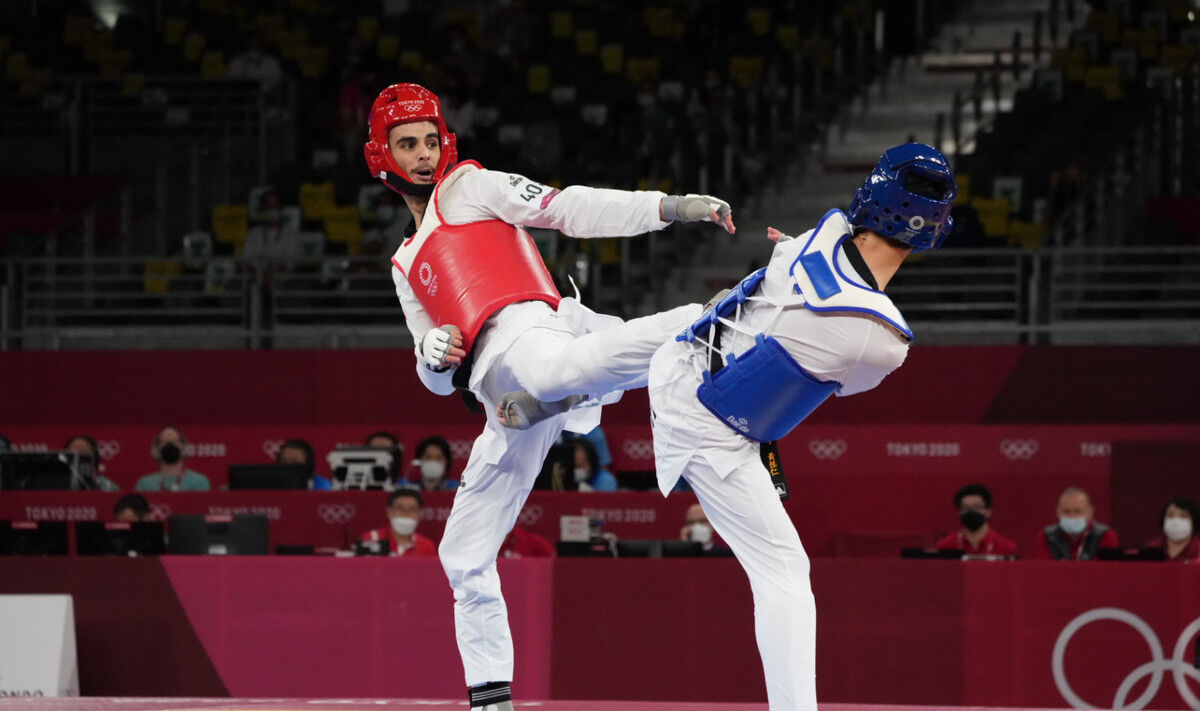 مسابقات تکواندو کیوان کاظمی