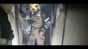 آتش سوزی در گلابدره تهران