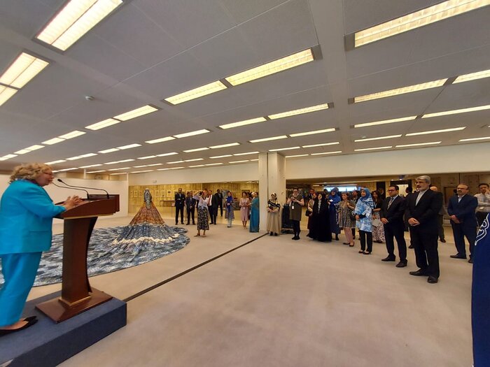 افتتاح نمایشگاه تمدن و لباس زنان ایرانی در مقر ملل متحد در ژنو