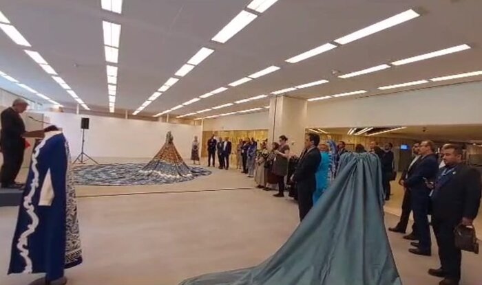 افتتاح نمایشگاه تمدن و لباس زنان ایرانی در مقر ملل متحد در ژنو