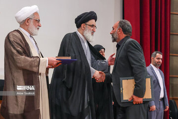 La 6e Conférence internationale sur les droits de l'homme à l’américaine du point de vue du Leader de la Révolution islamique d’Iran s'est tenue lundi soir (3 juillet 2023) au complexe culturel Shahid Beheshti du pouvoir judiciaire à Téhéran. (Photo : Akbar Tavakoli). 