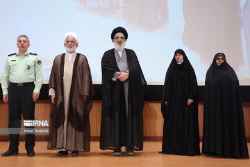 La 6e Conférence internationale sur les droits de l'homme à l’américaine du point de vue du Leader de la Révolution islamique d’Iran s'est tenue lundi soir (3 juillet 2023) au complexe culturel Shahid Beheshti du pouvoir judiciaire à Téhéran. (Photo : Akbar Tavakoli). 