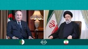 الرئيس الإيراني يهنئ نظيره الجزائري بذكرى استقلال بلاده