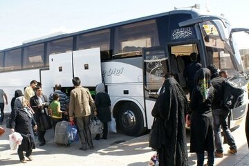 جابجایی سه هزار و ۴۰۰ زائر حرم رضوی از طریق ناوگان حمل و نقل آذربایجان‌شرقی