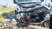 ۶ کشته و سه زخمی در حادثه رانندگی آزاد راه پیامبر اعظم(ص) تبریز