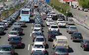 ترافیک سنگین در آزادراه تهران - کرج - قزوین 