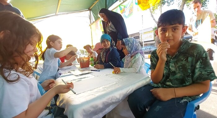 حضور پرشور و نشاط کودکان و نوجوانان گلستانی در جشن غدیر
