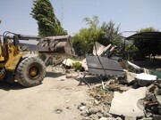 ۶ فقره ساخت و ساز غیرمجاز در شهرستان بهار تخریب شد