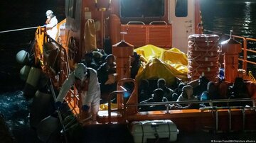 ۳۰۰ مهاجر در راه جزایر قناری اسپانیا مفقود شدند
