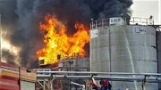 Bender Abbas Fars Körfezi Sanayi kentinin petrol tanklarında yangın çıktı 
