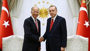 اردوغان خطاب به بایدن : نباید درخواست ترکیه برای  اف-۱۶ را با عضویت سوئد در ناتو گره زد