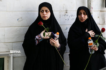 Funérailles de Mahdi Akbarpour Roshan (membre du CGRI tombé ne martyr en Syrie)