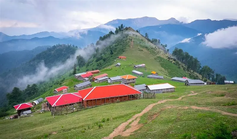روستای اُلَسَبِلَنگاه؛ بهشتی در ارتفاعات گیلان