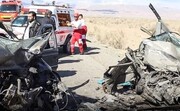 تصادف در آزادراه تهران -شمال ۶ مصدوم برجای گذاشت 