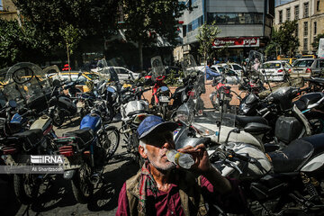 Tehran, hottest day of year