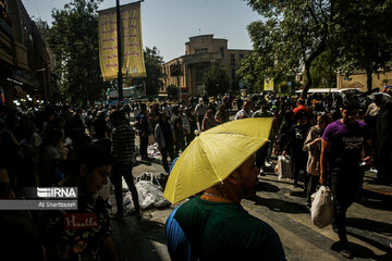 Tehran, hottest day of year