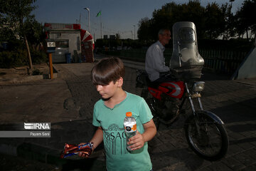 Tehran, hottest day of year