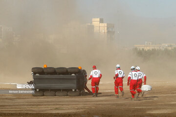 Velayat emergency and rescue drill held in Mashhad